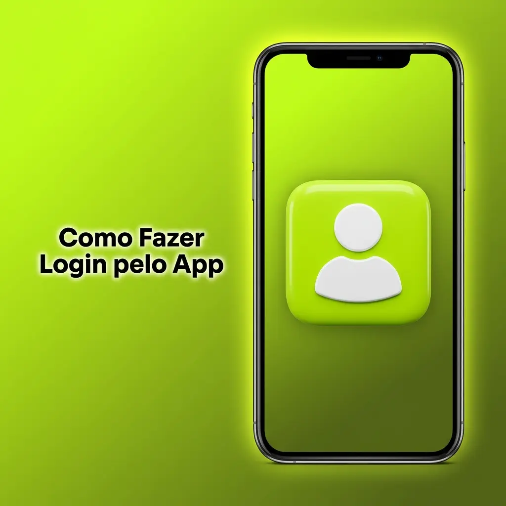 Tela de login do app ApostaOnline B2xbet no iPhone com campos de e-mail e senha para acessar a conta