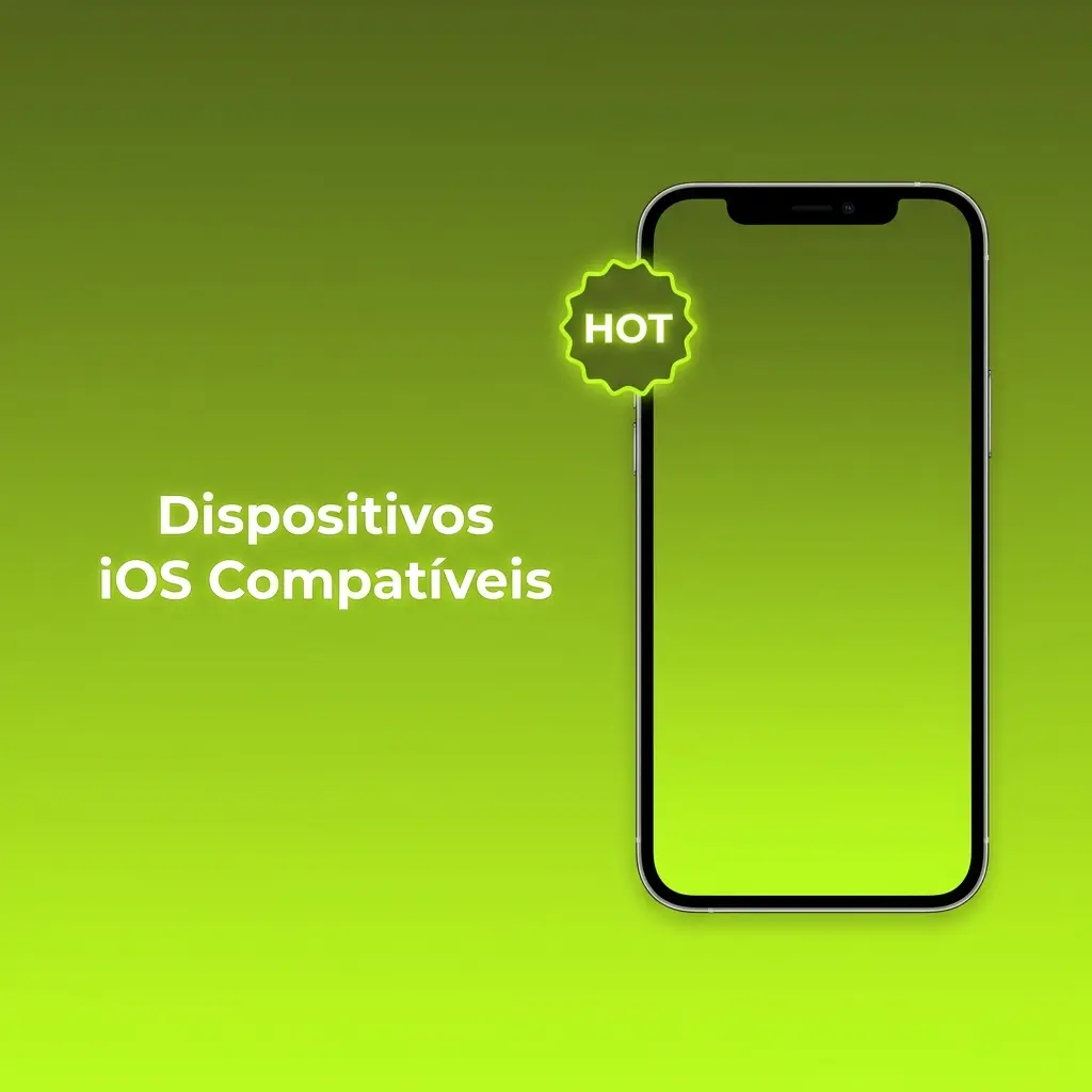 Dispositivos iOS compatíveis com o app ApostaOnline B2xbet, incluindo iPhone X ao 15 e iPad Air e Pro