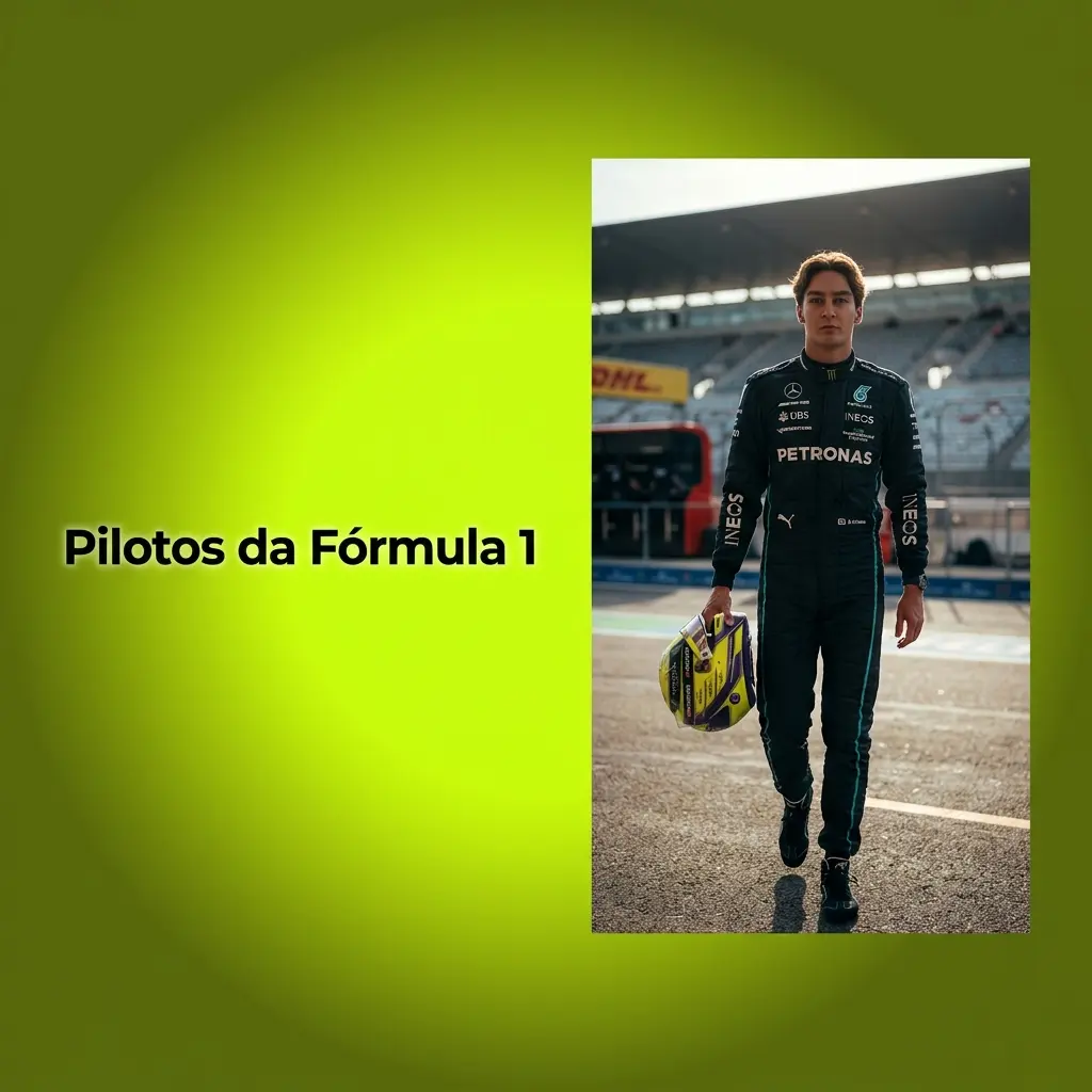 Tabela com pilotos e equipes da F1 2025, incluindo odds para o título de campeão mundial de pilotos