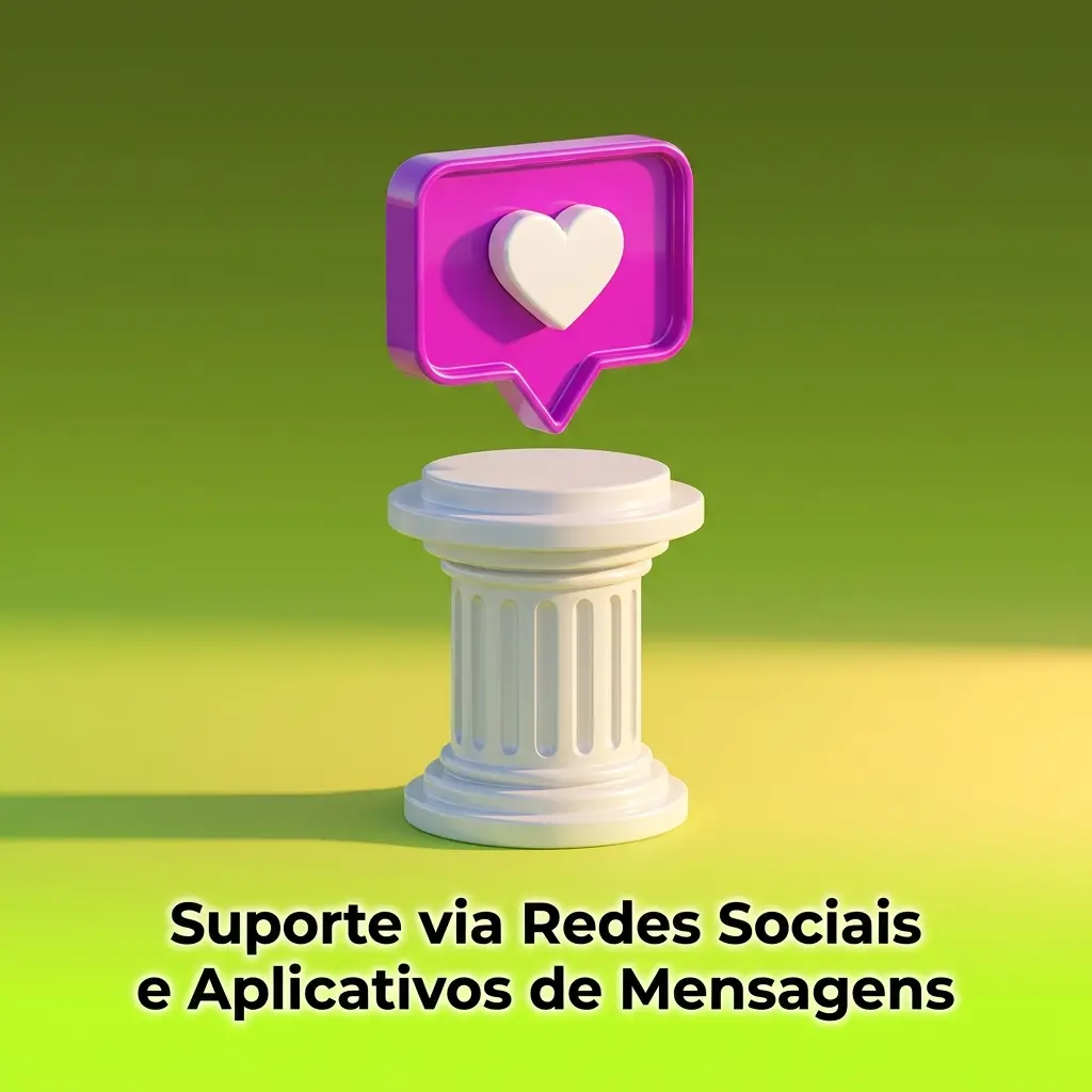 Suporte da ApostaOnline via WhatsApp, Telegram, Facebook Messenger e Twitter para atendimento rápido ao usuário
