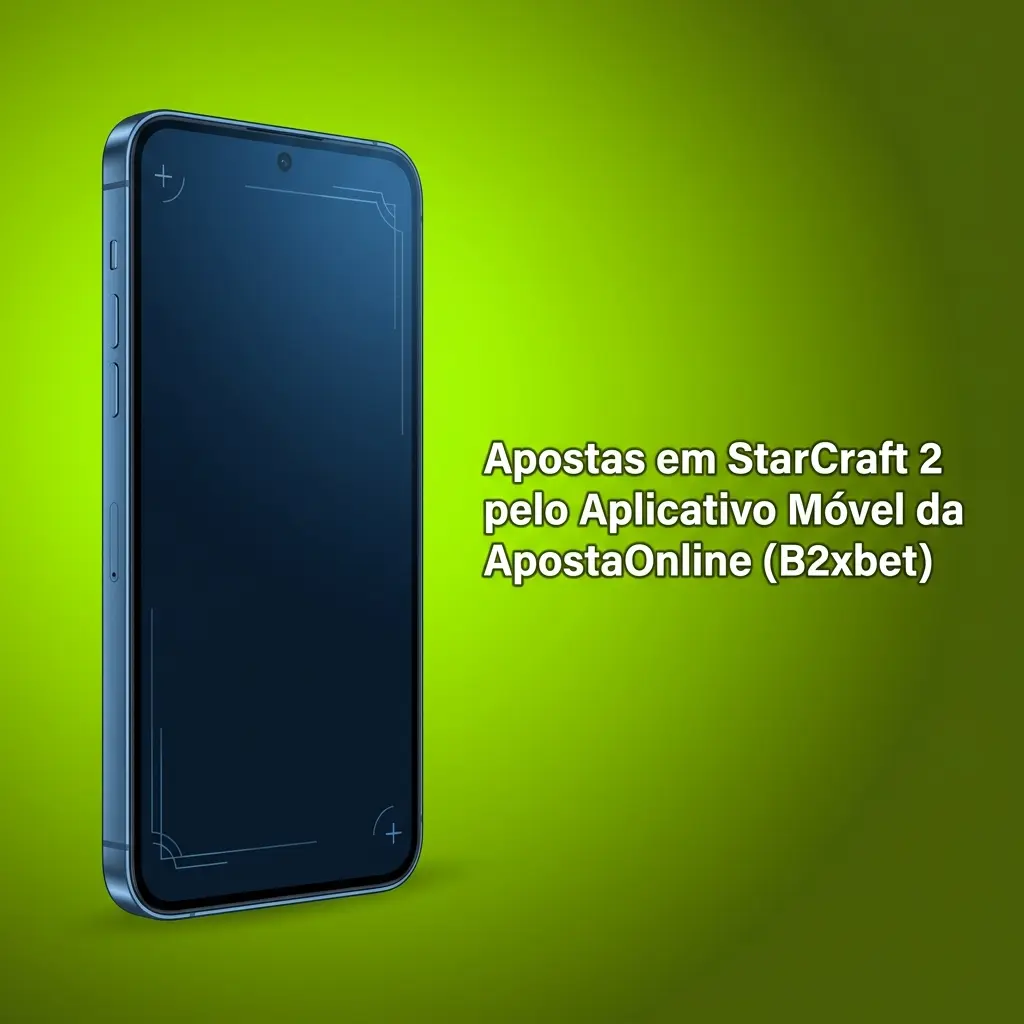 Aplicativo ApostaOnline B2xbet aberto com mercados de apostas em StarCraft 2 disponíveis no celular