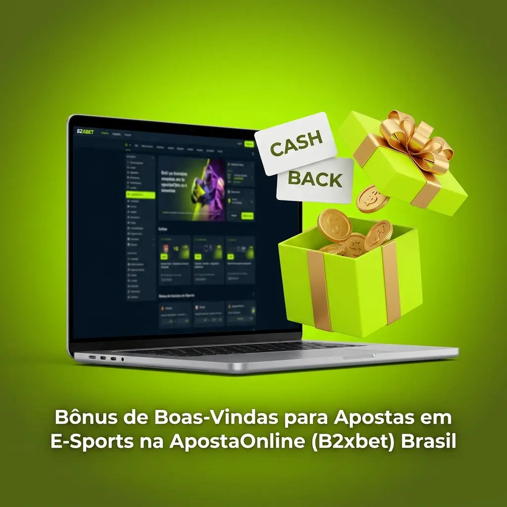 Bônus de boas-vindas ApostaOnline B2xbet Brasil: cashback 12% e indicações para apostas em e-sports