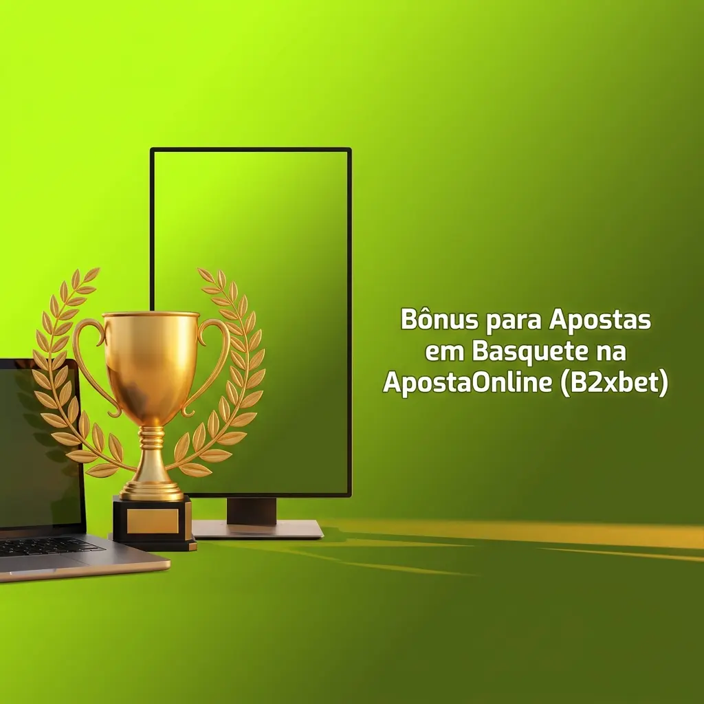 Bônus de boas-vindas ApostaOnline B2xbet para apostas em basquete com percentual sobre depósito