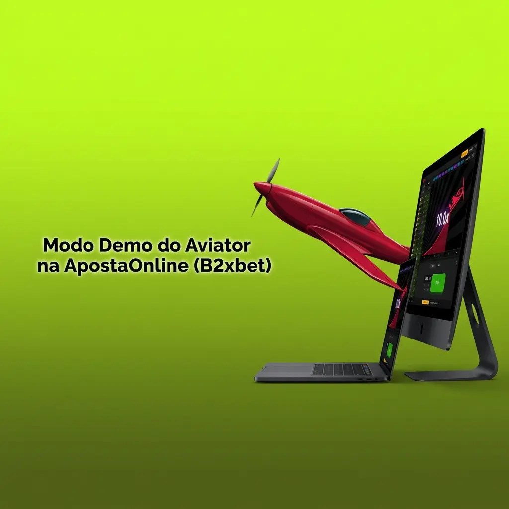 Modo Demo do Aviator na ApostaOnline B2xbet com créditos virtuais sem risco financeiro