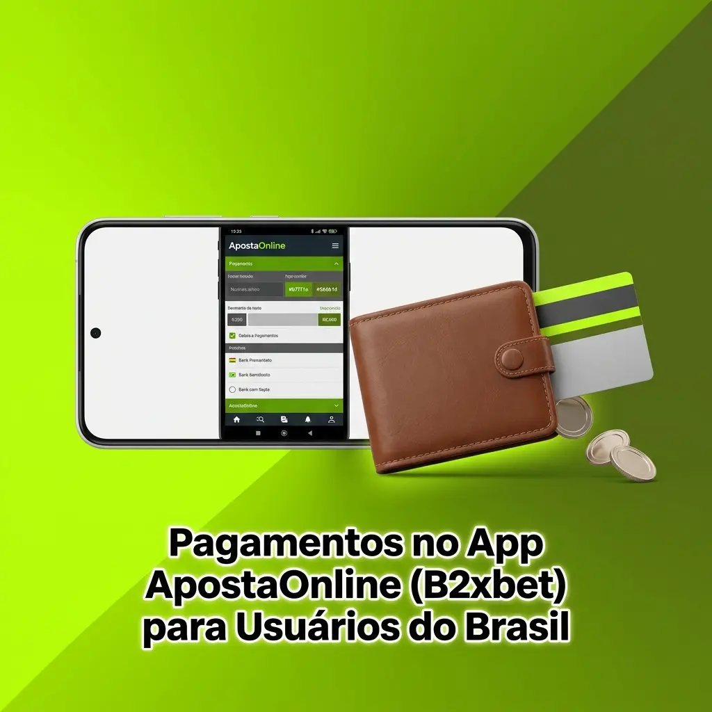 Pagamentos no app ApostaOnline B2xbet: Pix, cartão e carteiras digitais para usuários do Brasil