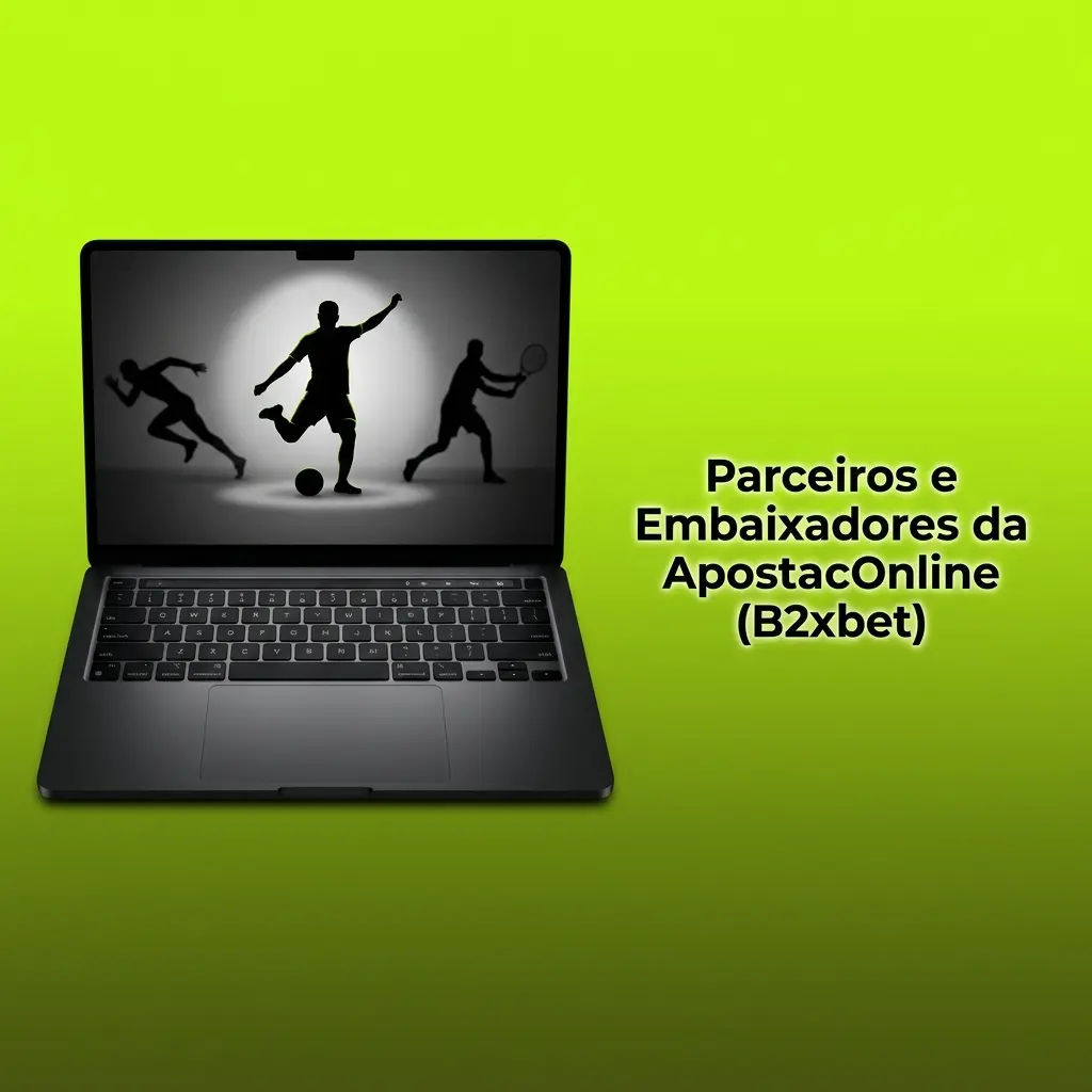 Logotipo da ApostaOnline B2xbet sem parceiros ou embaixadores oficiais confirmados no Brasil
