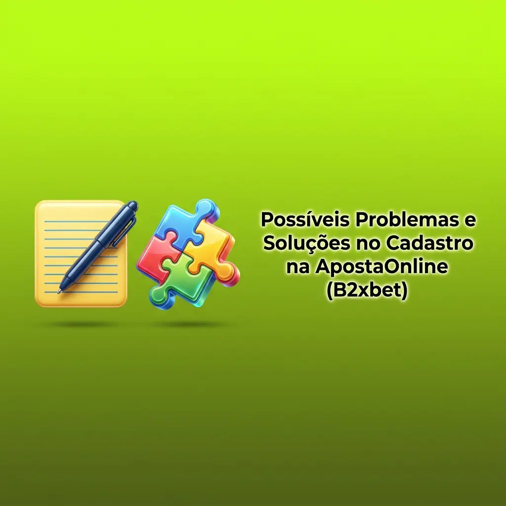 Tabela de problemas e soluções no cadastro na ApostaOnline B2xbet com dicas rápidas para cada erro