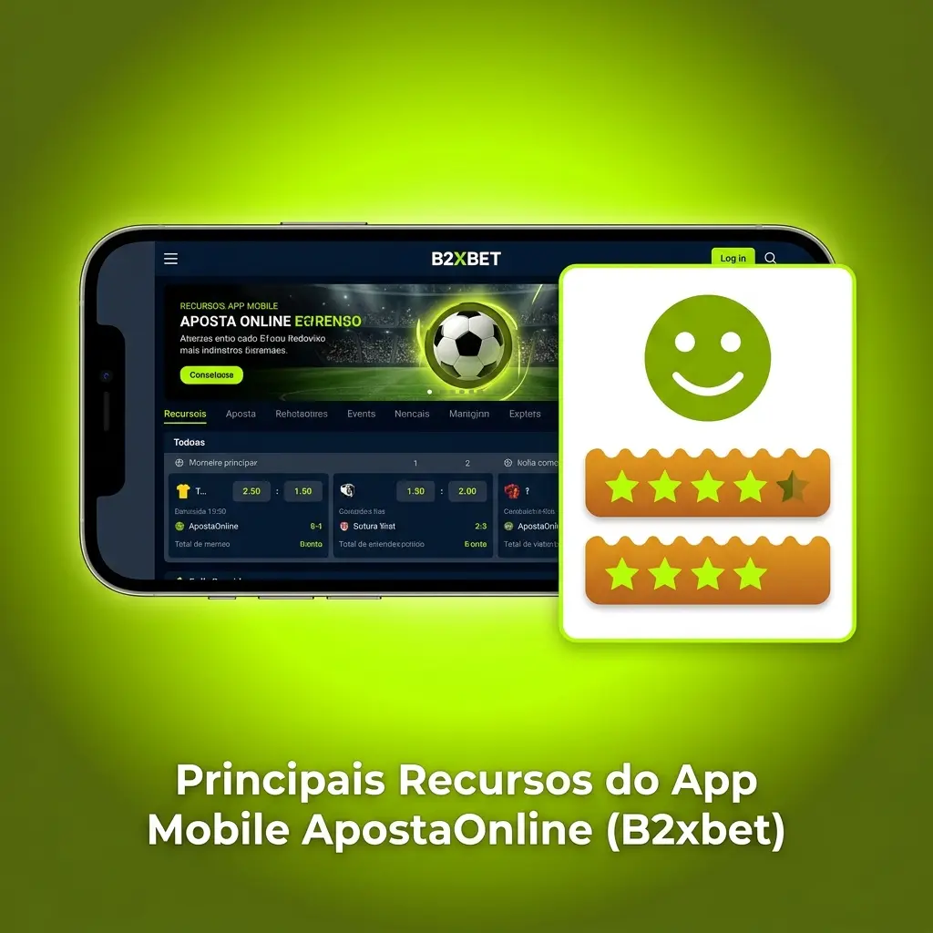 App mobile ApostaOnline B2xbet com recursos como Pix, cashback, cassino e apostas esportivas ao vivo para brasileiros