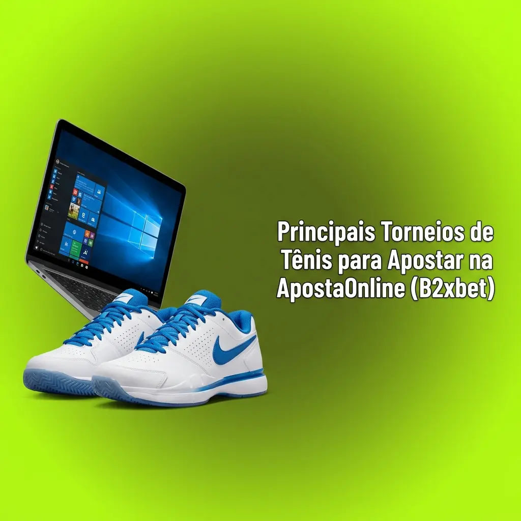 Principais torneios de tênis para apostar: Grand Slams, ATP Finals, WTA Finals e Masters 1000 na ApostaOnline B2xbet