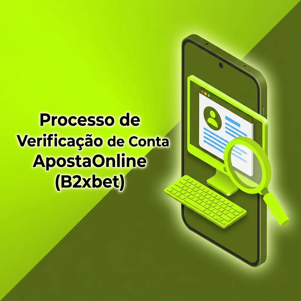 Processo de verificação de conta ApostaOnline B2xbet com envio de documentos e comprovante de residência