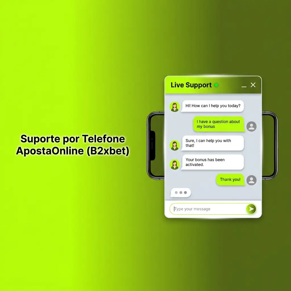 Suporte por telefone ApostaOnline B2xbet para resolver problemas urgentes, saques e verificação de identidade