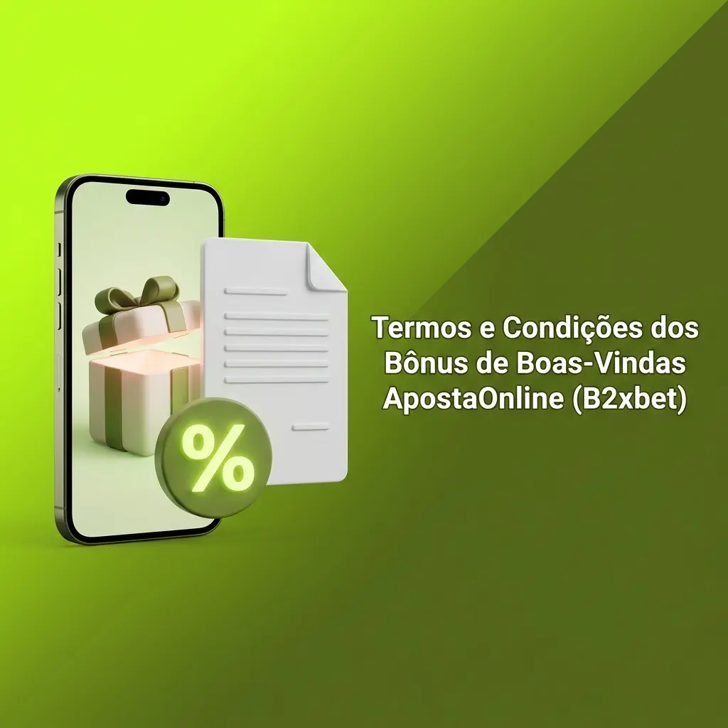 Termos e condições dos bônus de boas-vindas ApostaOnline B2xbet: regras, requisitos e como sacar