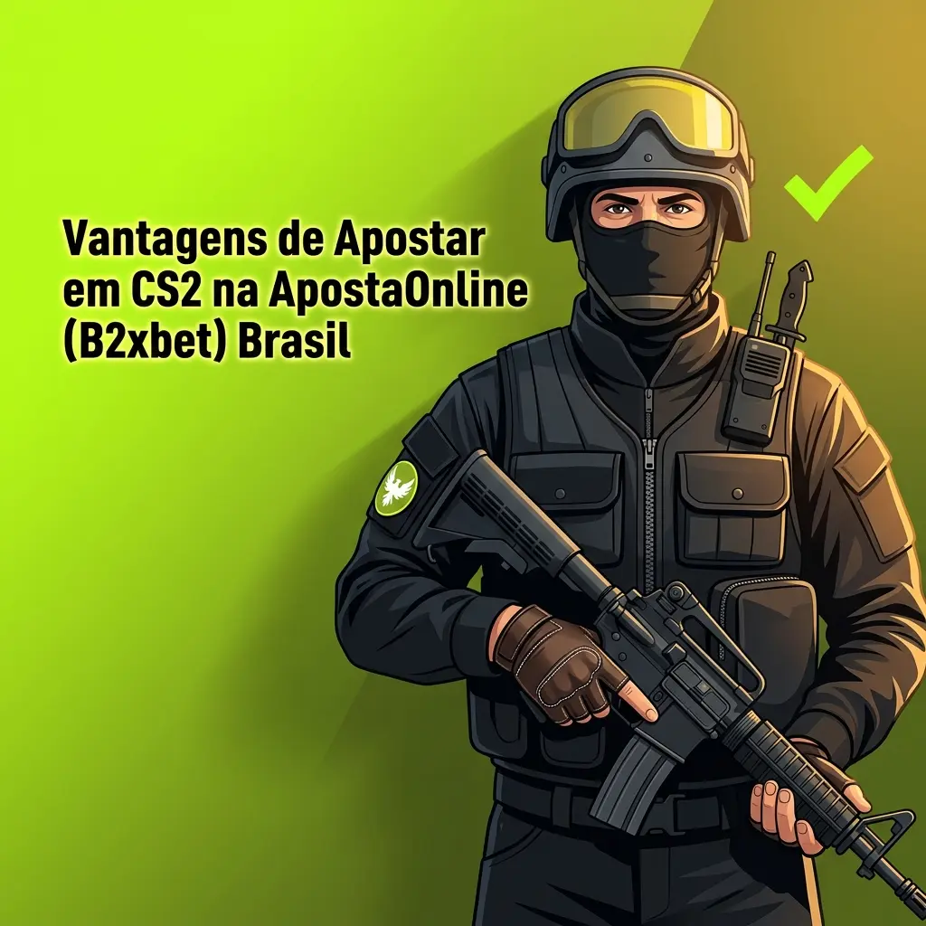 Vantagens de apostar em CS2 na ApostaOnline B2xbet Brasil: bônus, Pix, suporte 24h e odds competitivas