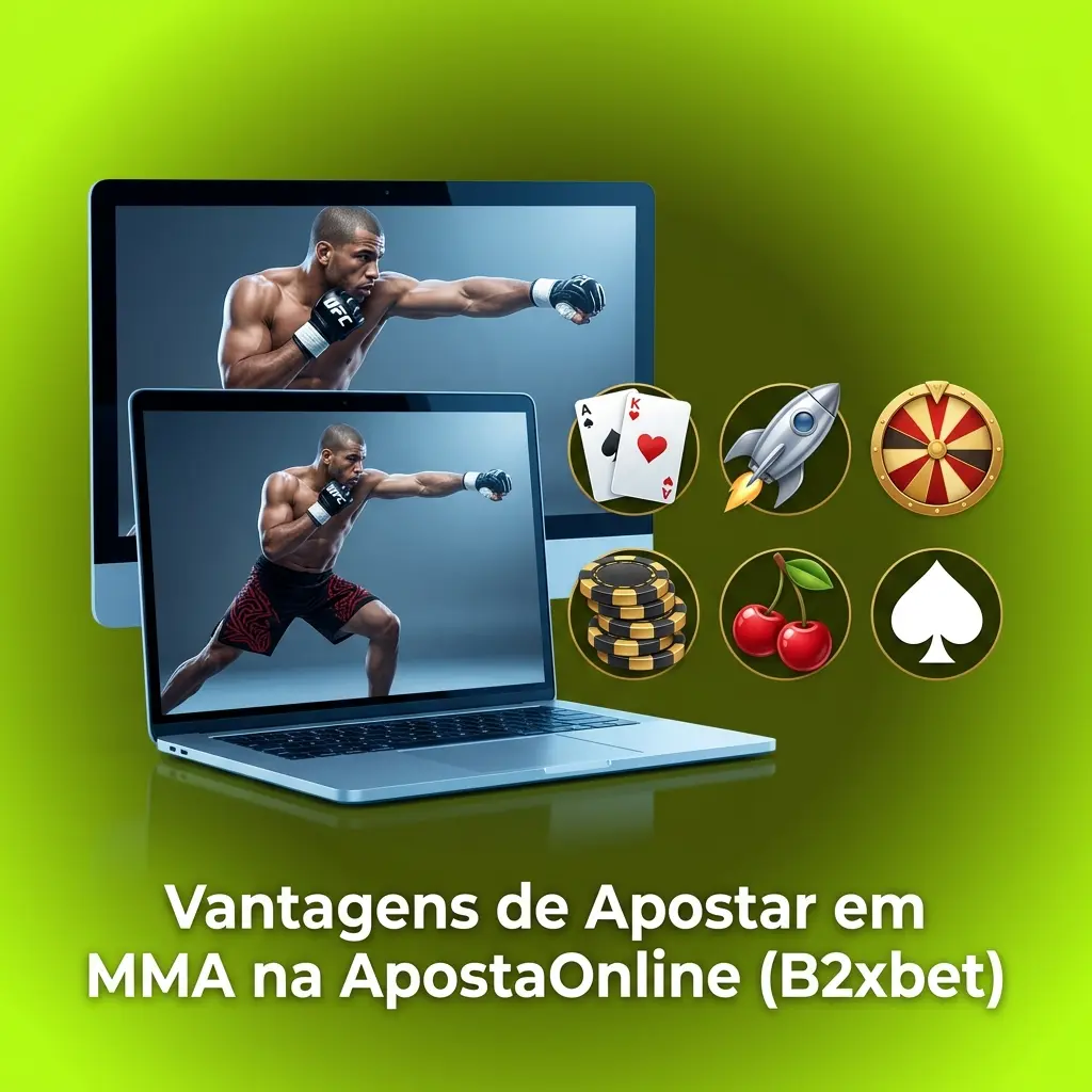 Vantagens de apostar em MMA na ApostaOnline B2xbet: odds, mercados e apostas ao vivo no UFC e mais