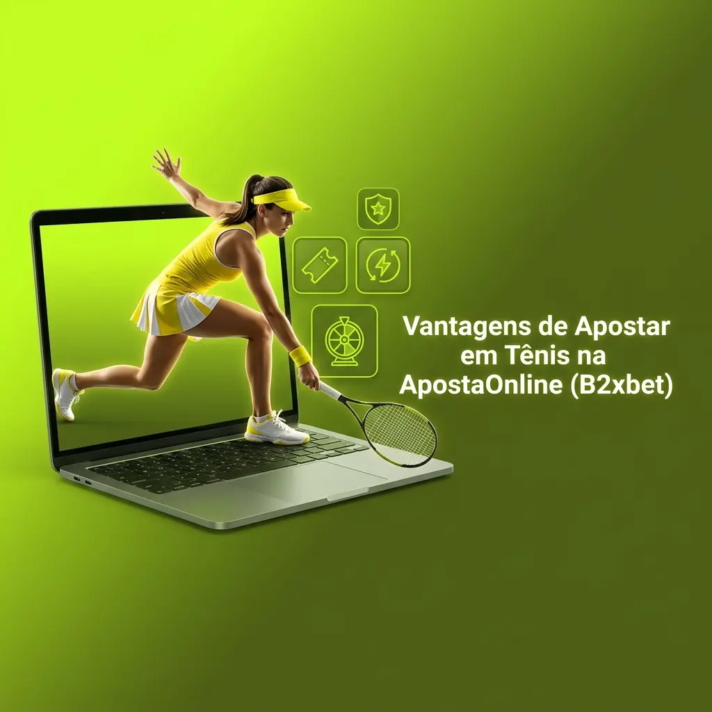 Vantagens de apostar em tênis na ApostaOnline B2xbet: odds, ao vivo, torneios ATP, WTA e Grand Slams